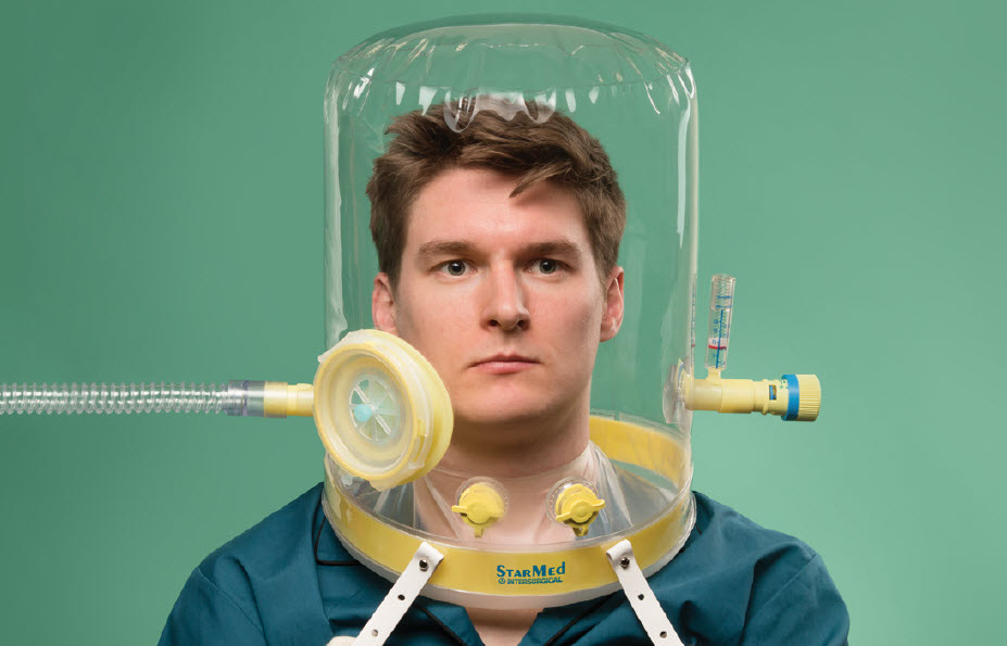 CaStar casco per CPAP, Extra Extra Large, circonferenza collo > 50cm