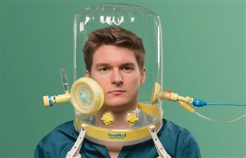 Ventukit casco per terapia CPAP, Extra Extra Large, circonferenza collo ≥50cm