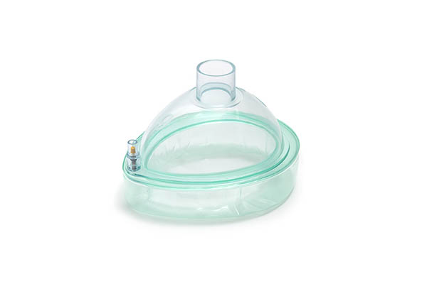 Maschera per anestesia adulto Extra Large, profumo vaniglia, 22F, misura 6, senza anello uncinato