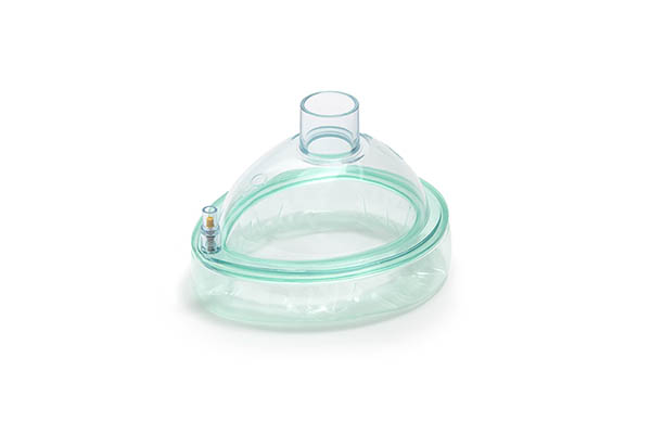 Maschera per anestesia adulto Large, profumo vaniglia, 22F, misura 5, senza anello uncinato