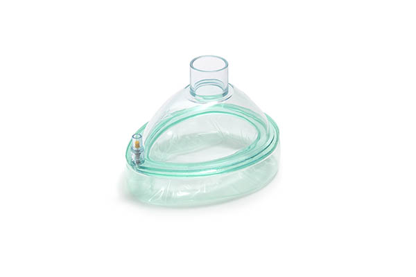 Maschera per anestesia adulto Medium, profumo vaniglia, 22F, misura 4, senza anello uncinato