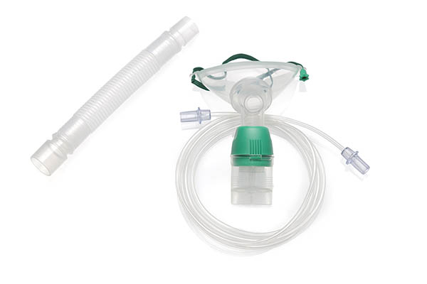 Cirrus™2 nebulizzatore, kit con maschera per tracheostomia EcoLite™ adulto e tubo, ≥ 1.8m
