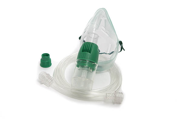 Kit nebulizzatore HOT Top™2 con base Sure-Loc™, maschera Intersurgical EcoLite™ e tubo, 1.8m