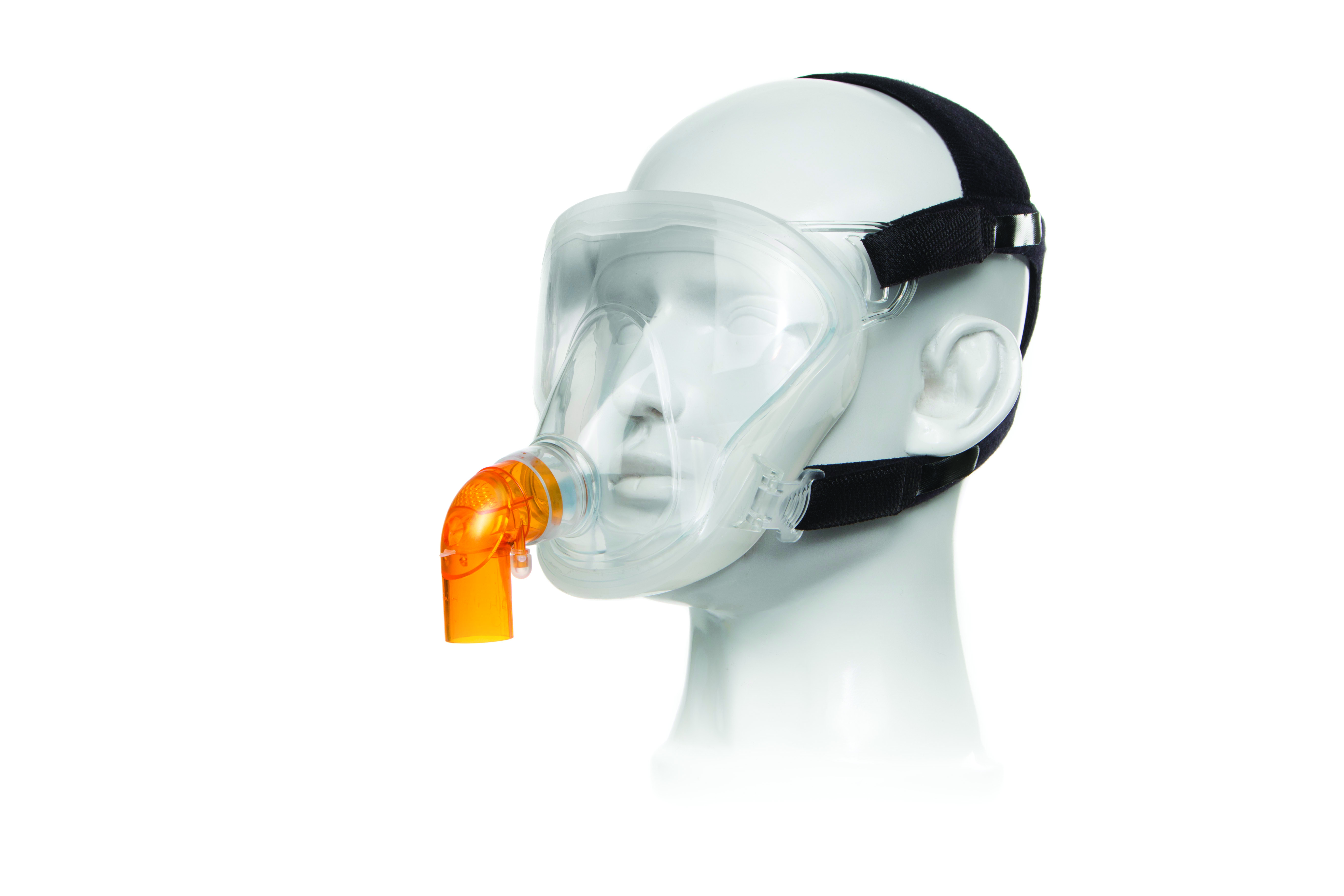 FitMax™ maschera total face, con raccordo ventilato anti-soffocamento, nucale, Extra Large