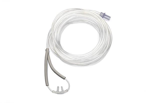 Intersurgical EarGuard™, cannula nasale per adulti con rebbi curvi e tubo ossigeno, 10m