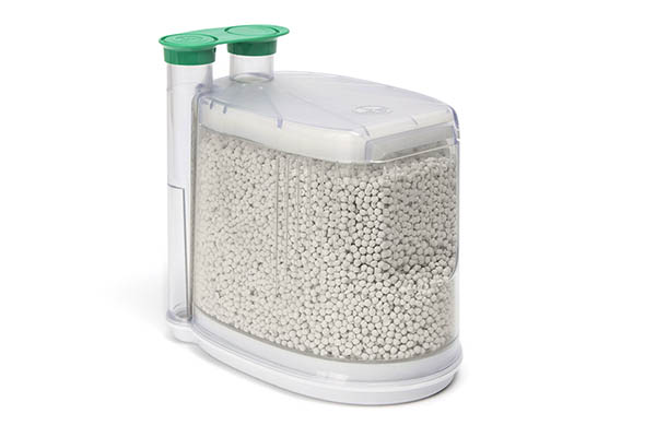 AbCan™ cartuccia precaricata con assorbitore di CO2 Spherasorb™, variazione di colore da bianco a violetto, 1.1L 