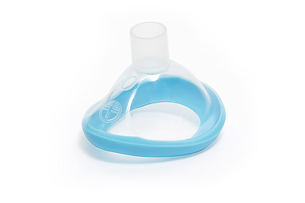ClearLite, maschera per anestesia, misura 0, neonatale, azzurro, 15M (senza anello uncinato)