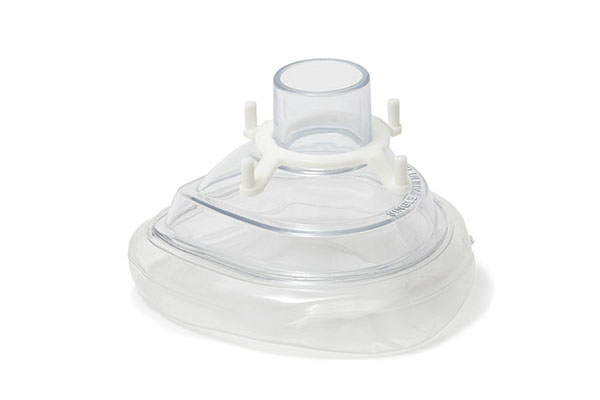 Maschera per anestesia Economy, Pediatrica, anello uncinato bianco, 22F, misura 2