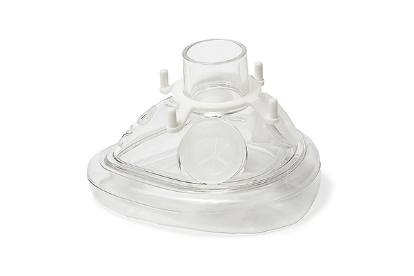 Explorer, maschera per endoscopia, Pediatrica, anello uncinato bianco, 22F, misura 2