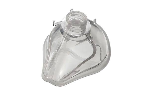 Alterna™, ClearFlex™ economy, maschera in silicone con anello uncinato, Adulto Large, 22F, misura 5