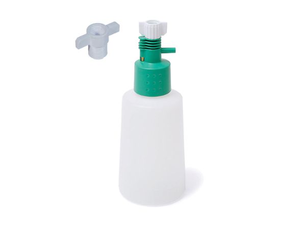 AquaFlow, gorgogliatore di ossigeno con flacone e adattatore M12, 500ml