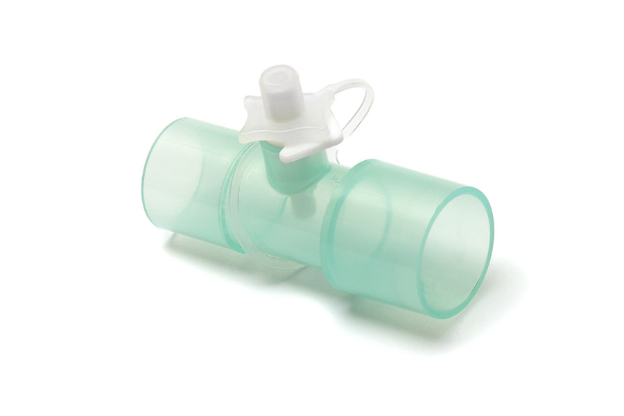 Connettore diritto 22M - porta MDI lontana dal paziente - 22F