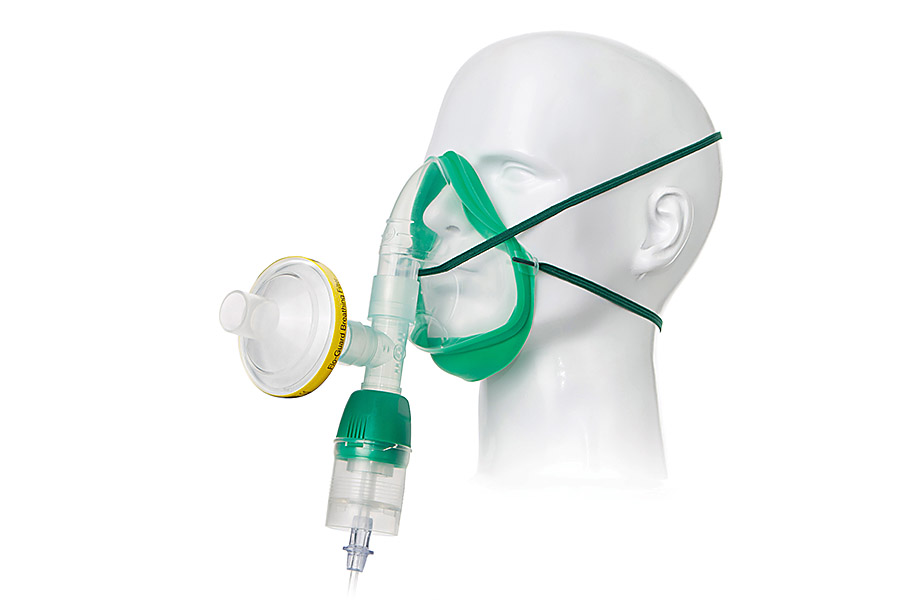 FiltaNeb™, kit nebulizzatore Cirrus™2, maschera Intersurgical EcoLite™ adulti non ventilata con filtro e tubo ≥ 2.1m 