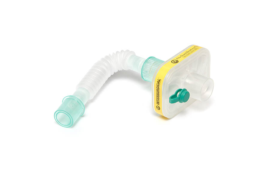 Filta-Guard™ filtro respiratorio con porta luer e catetere Mount Superset™ (tubo estensibile)