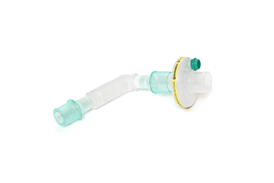 Clear-Guard™ Midi filtro respiratorio a basso volume con porta luer, catetere Mount Superset™