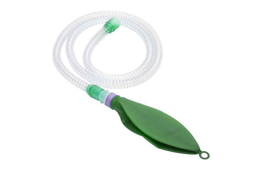 Circuito per ventilazione Smoothbore da 15mm con pallone da 1.0L con estremità chiusa, ≥ 1.6m