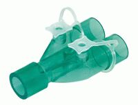 Raccordo a Y da 22mm parallelo, connessione paziente 22M/15F - 22M-22M con porte da 7.6mm