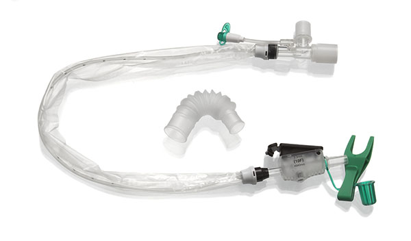 TrachSeal sistema chiuso di aspirazione per tubo endotracheale, Adulto, 24 ore, mis. F10