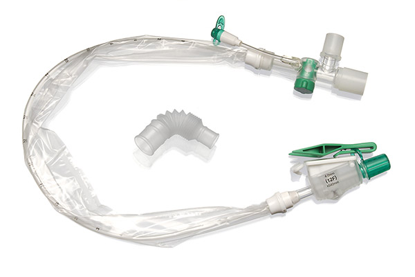 TrachSeal sistema chiuso di aspirazione per tubo endotracheale, Adulto, 72 ore, mis. F12