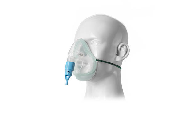 Intersurgical EcoLite™, maschera per ossigeno con valvola Venturi 24% blu, adulto